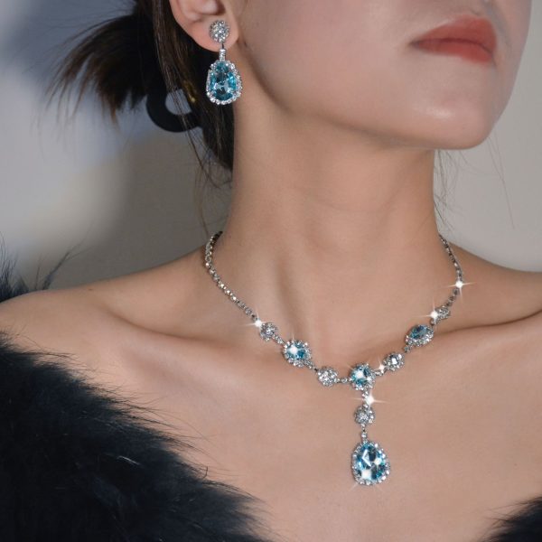2024 Zircon drop chain. Must-have for brides. - Image 2